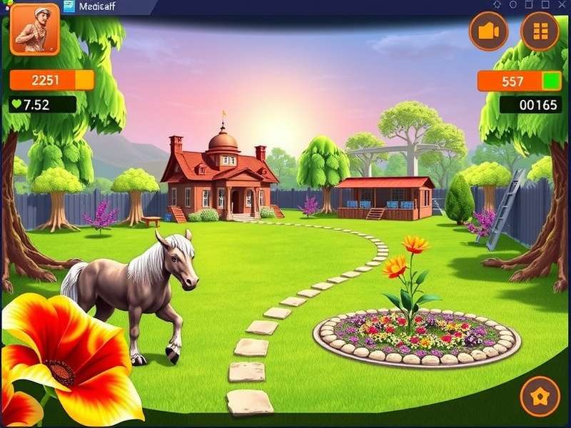 Gardenscapes Mod APK Mediafıre डाउनलोड स्क्रीन
