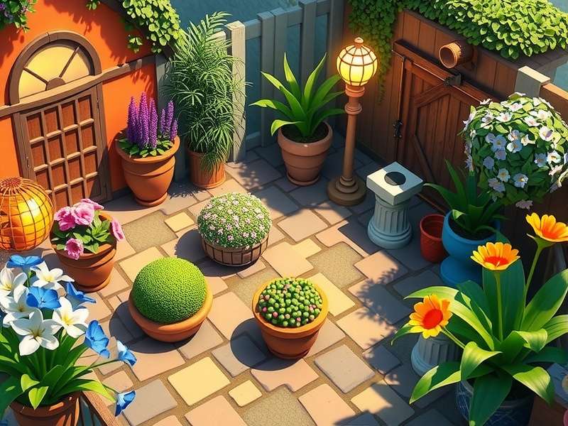 Gardenscapes गेम का स्क्रीनशॉट - खूबसूरत बगीचा और पहेलियाँ