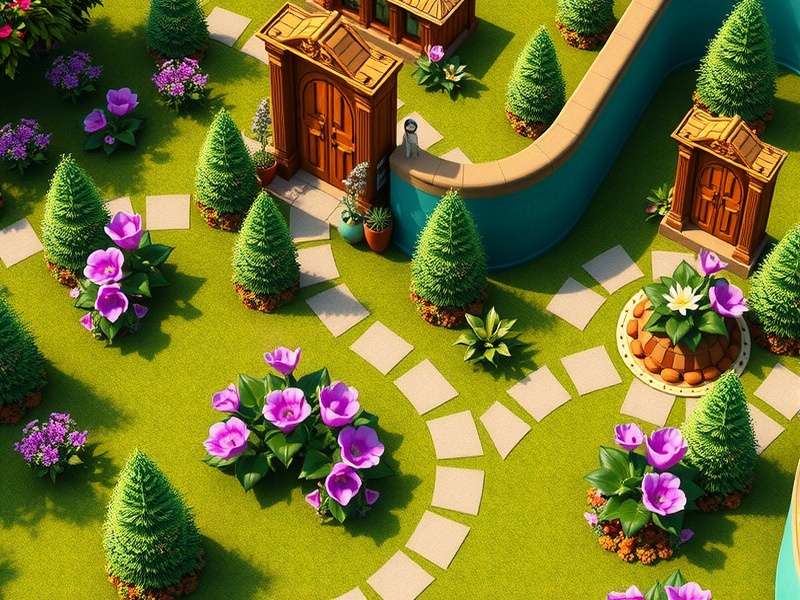 Gardenscapes गेमप्ले स्क्रीनशॉट
