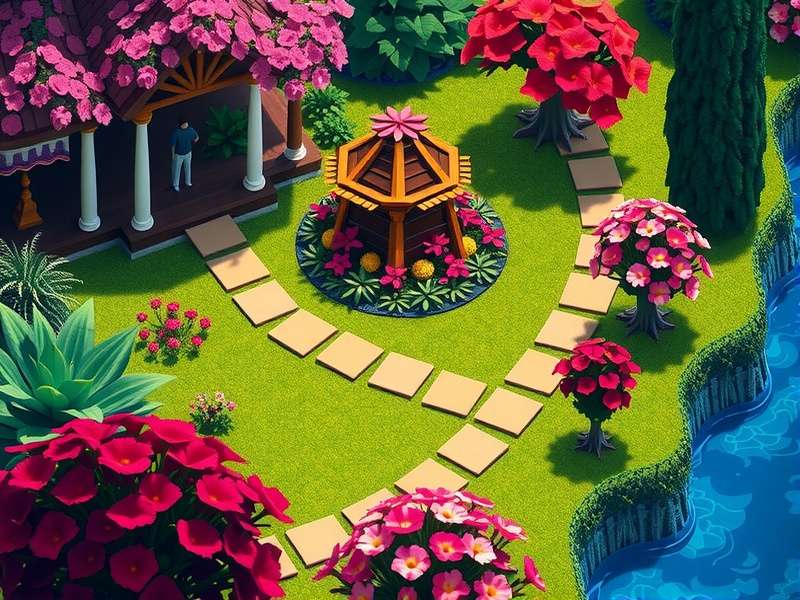Gardenscapes गार्डन डिजाइन उदाहरण