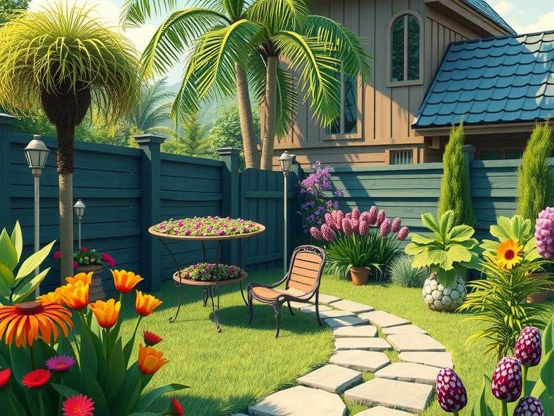 Gardenscapes गेम का एक दृश्य दिखाते हुए विज्ञापन और वास्तविक गेमप्ले की तुलना