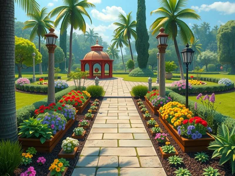 Gardenscapes गेम के विभिन्न लेवल्स का स्क्रीनशॉट