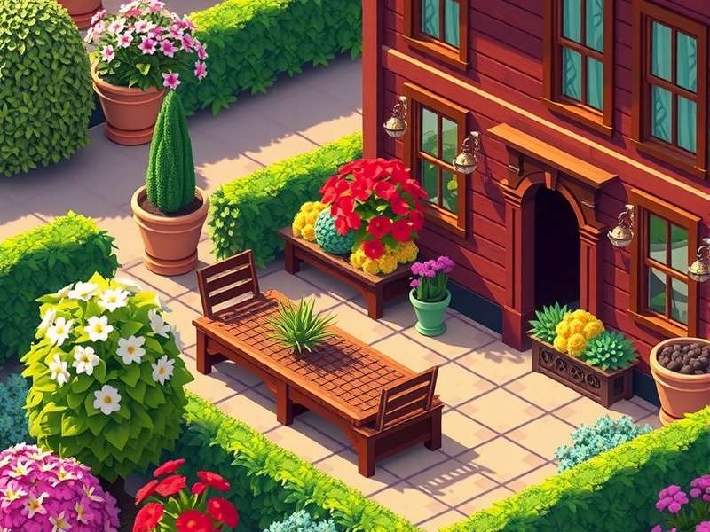 Gardenscapes गेमप्ले स्क्रीनशॉट