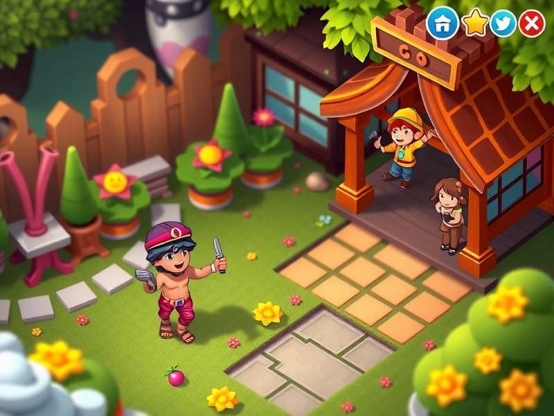 Gardenscapes Gameplay Screenshot