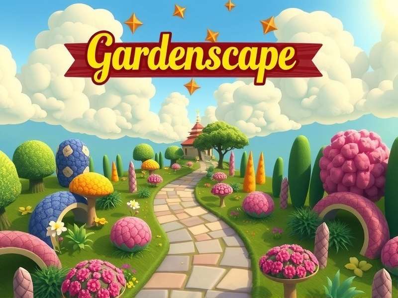 Gardenscapes Facebook Connect स्क्रीनशॉट