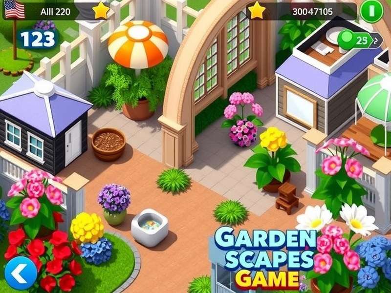 Gardenscapes Mod APK गेमप्ले स्क्रीनशॉट