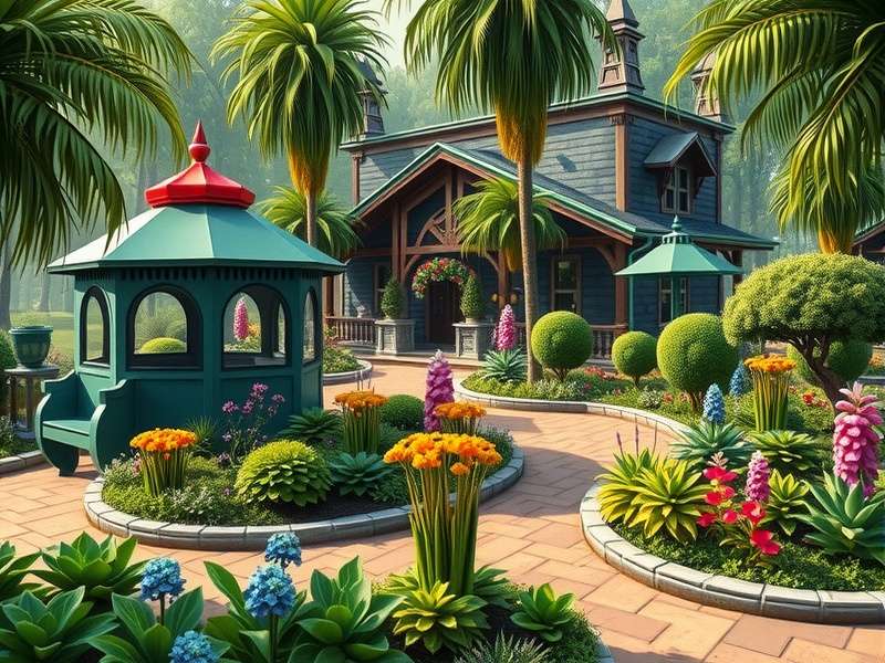 Gardenscapes गार्डन डिजाइन लेआउट