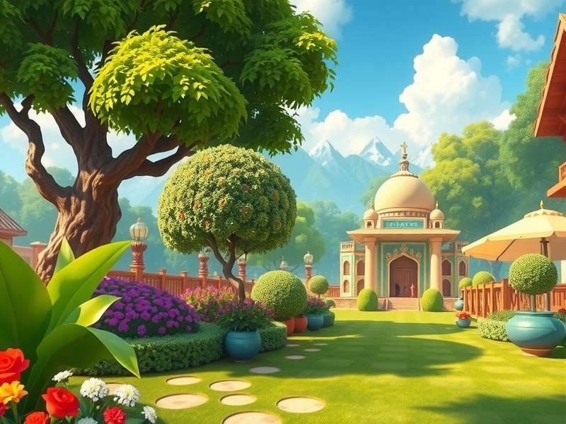 Gardenscapes Facebook गेमप्ले स्क्रीनशॉट