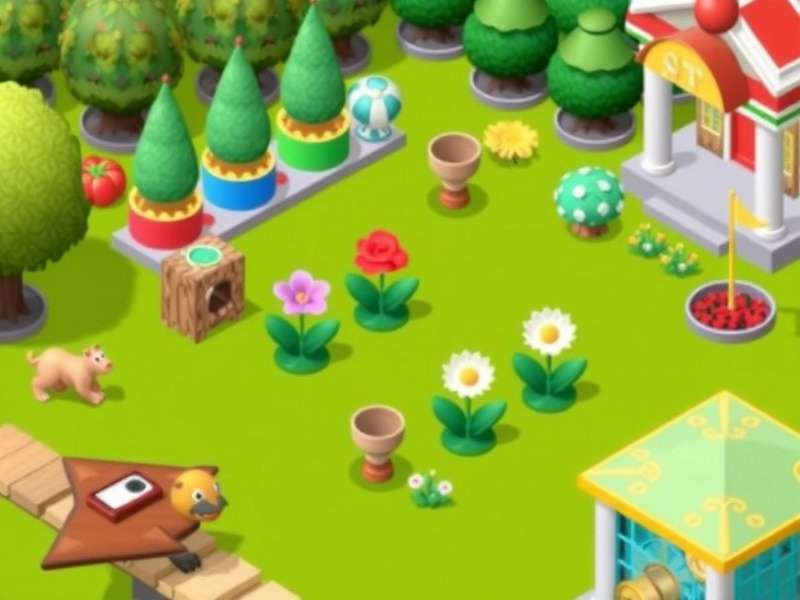 Gardenscapes Mod APK 9.1.0 gameplay screenshot showing unlimited coins and stars
