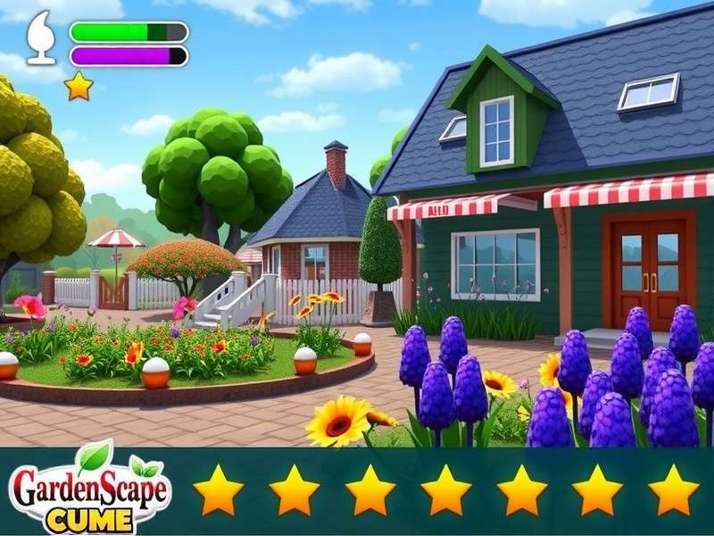 Gardenscapes Mod APK गेमप्ले स्क्रीनशॉट