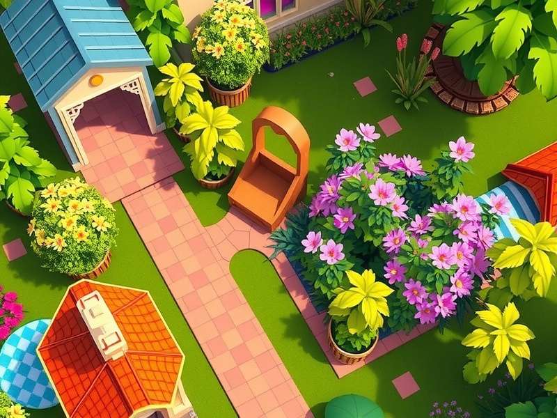 Gardenscapes 2 Gameplay Screenshot - गार्डनस्केप्स 2 का गेमप्ले दृश्य