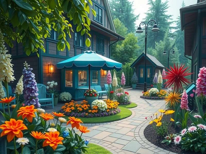 Gardenscapes gameplay screenshot showing puzzle and garden design