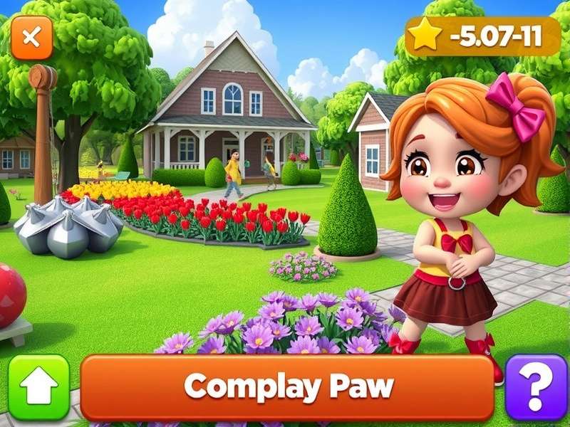 Gardenscapes Free Gameplay on Mobile Device