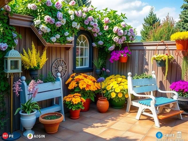 Gardenscapes gameplay screenshot showing match-3 puzzles and garden renovation