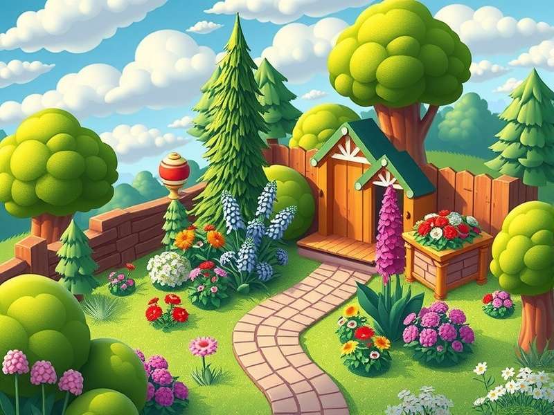 Screenshot of Gardenscapes Level 57 puzzle board showing apples and chains