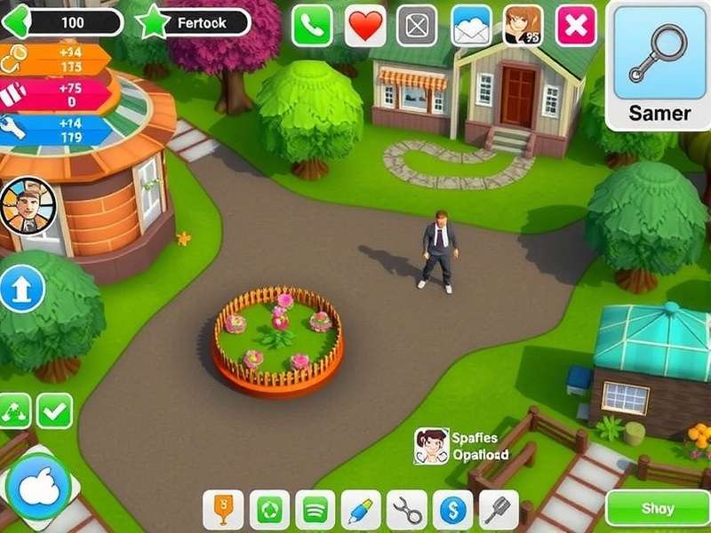 Gardenscapes Game Hack Interface on Mobile