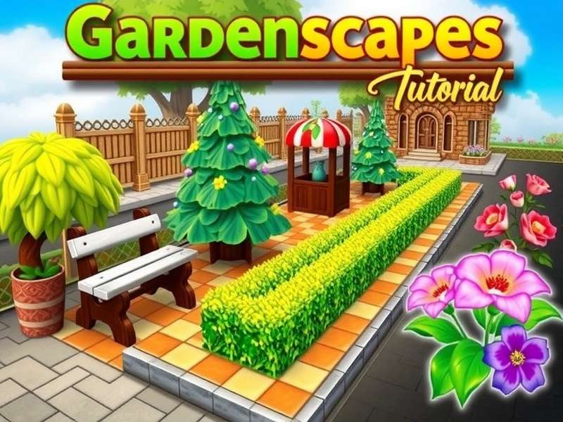 Gardenscapes gameplay screenshot showing boosters and matches