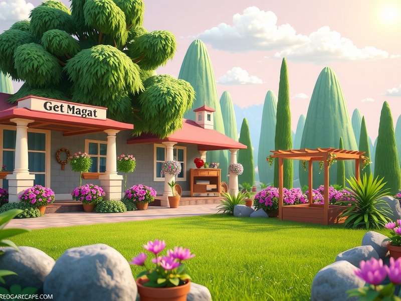 Gardenscapes Gameplay Walkthrough - Austin showing garden restoration