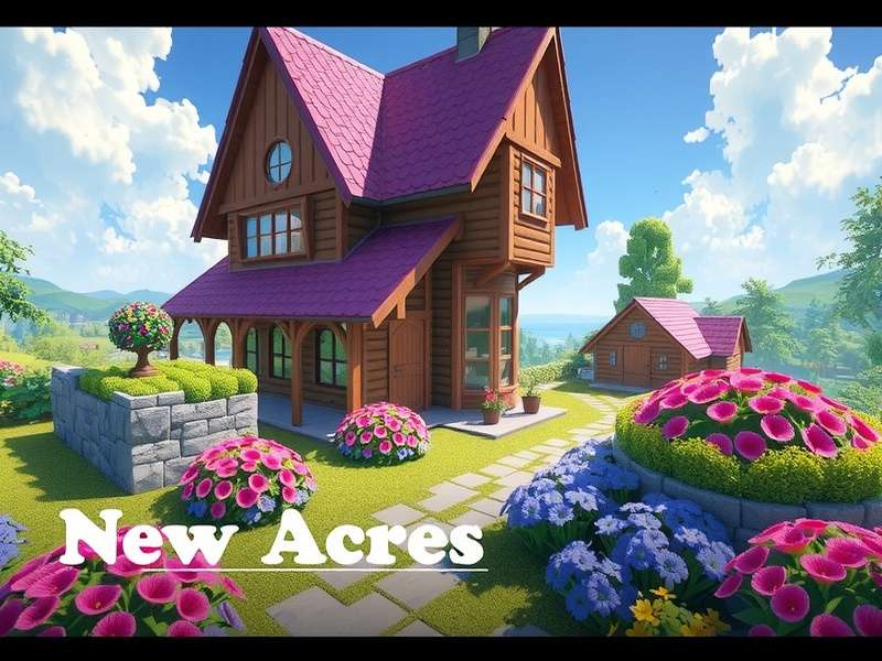 Gardenscapes New Acres gameplay on Facebook showing garden design and match-3 puzzles