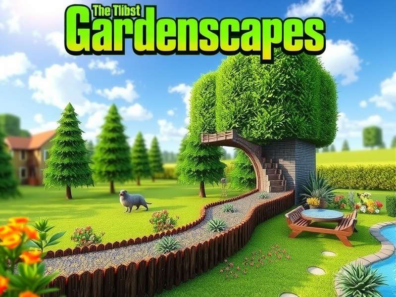 Gardenscapes PC gameplay screenshot showing vibrant garden scenes