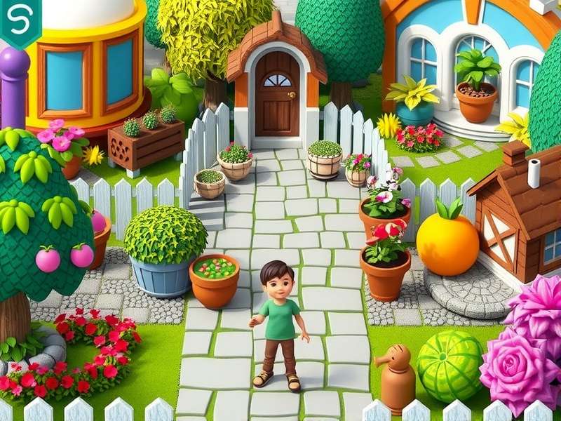 Gardenscapes Ads Vs Gameplay comparison collage showing ad scenes vs actual match-3 puzzle gameplay
