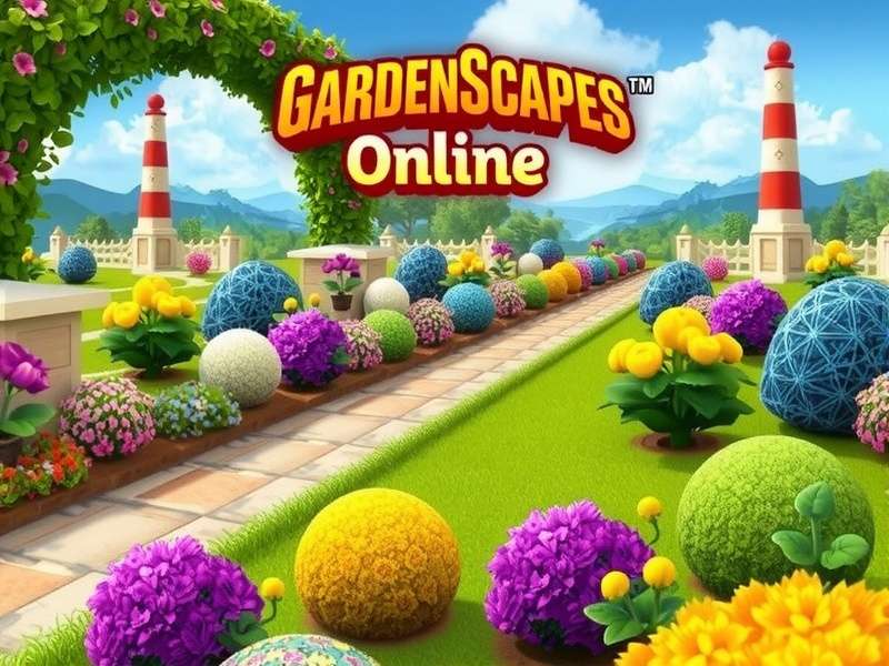 Gardenscapes garden restoration with match-3 puzzle elements and story mode