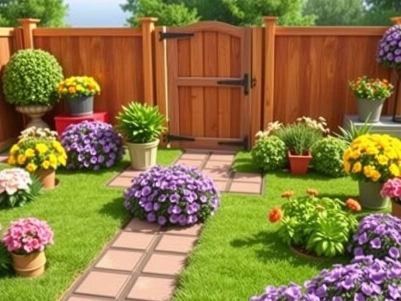 Gardenscapes Make The Right Move Facebook — Beautiful garden restoration scene with match-3 puzzles