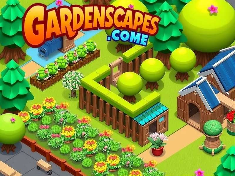 Gardenscapes Mod Apk Ios gameplay screenshot showing unlimited stars and garden customization