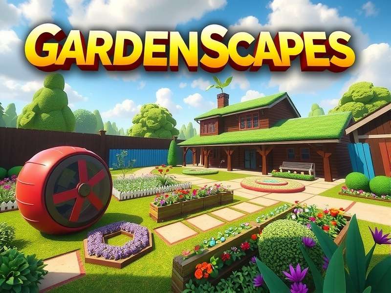 Gardenscapes Online Game Cheats – Ultimate guide for Indian players showing garden and boosters
