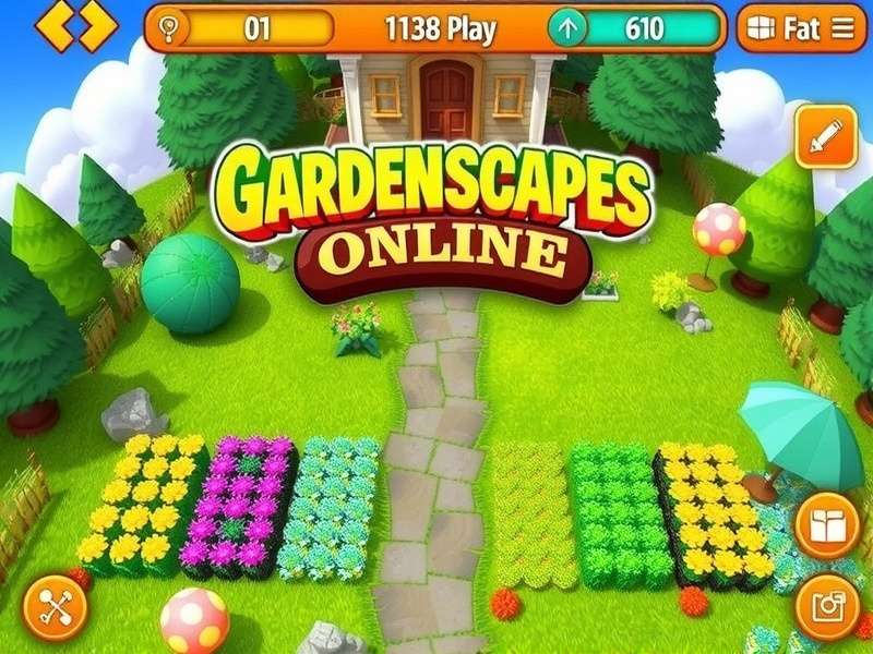 Gardenscapes gameplay match-3 board with power-ups and combos