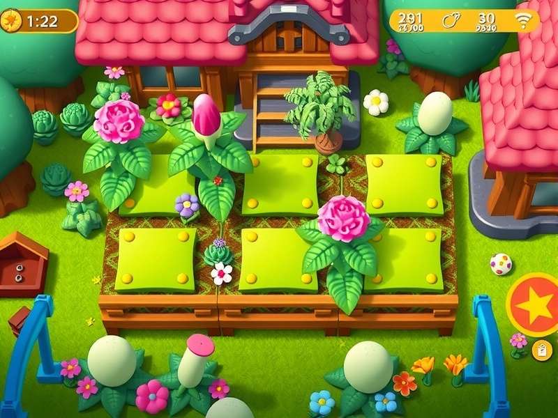 Gardenscapes gameplay cheats and tips collage showing coins, stars, and garden scenes