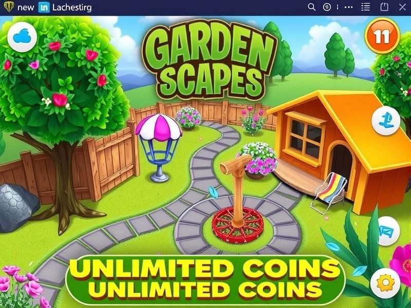 Gardenscapes beautiful garden mansion makeover with colourful flowers and fountains