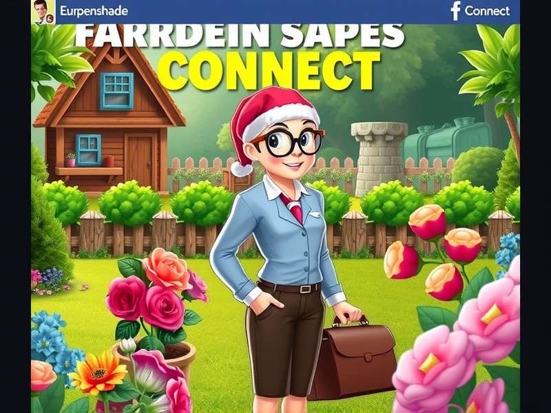 Gardenscapes Facebook Connect – sync your game progress across devices and play with friends